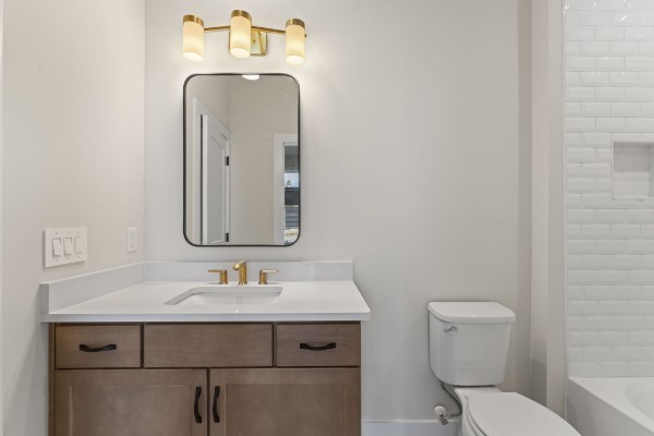 826 Silva Loop Mount Juliet, TN 37122 - Photo 21 of 24 a bathroom with a sink toilet and mirror