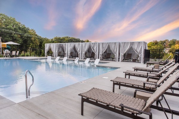 826 Silva Loop Mount Juliet, TN 37122 - Photo 23 of 24 a view of a patio with table and chairs with wooden floor and fence