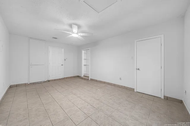 a view of an empty room