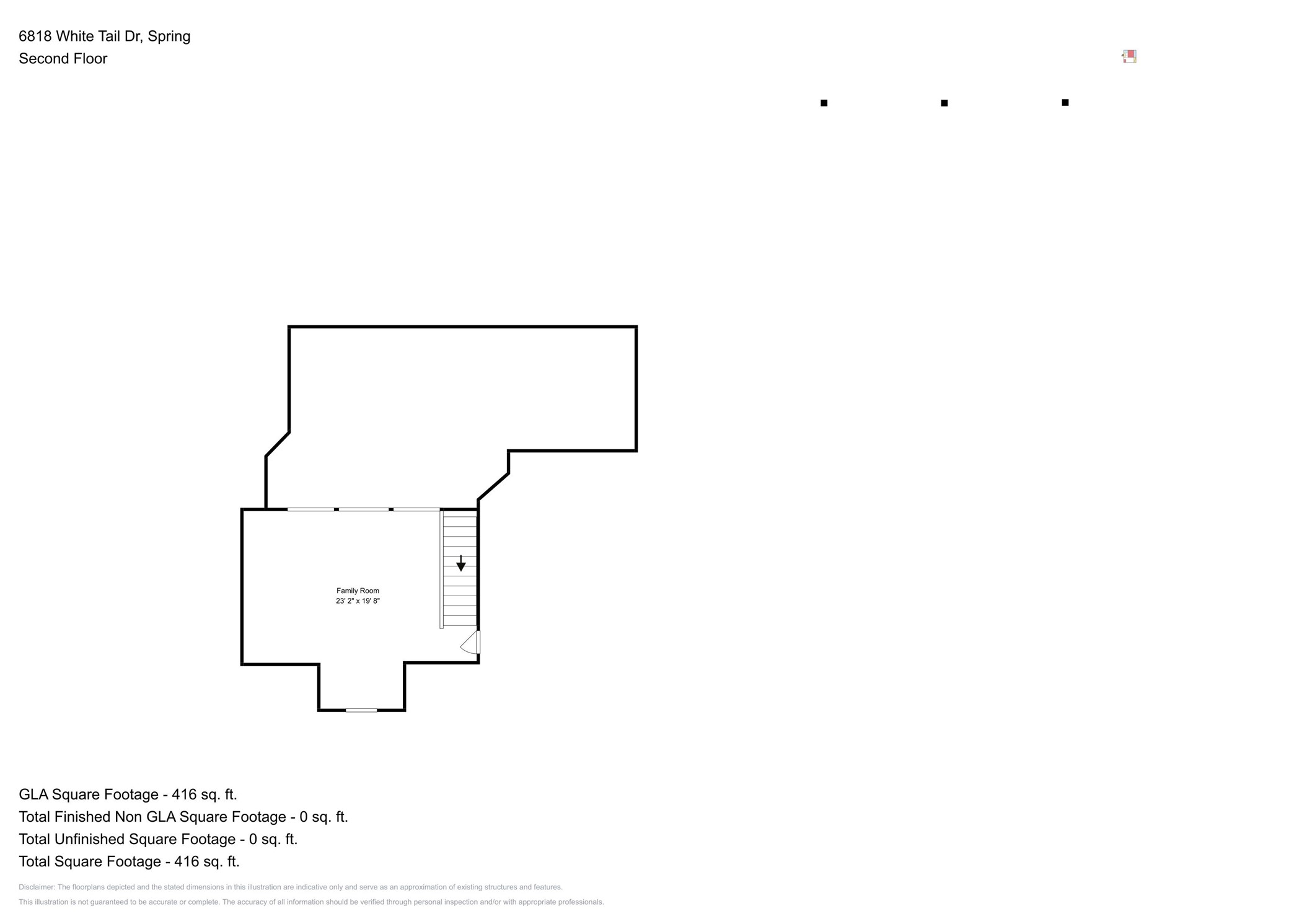 6818 White Tail Drive Spring, TX 77379 - Photo 24 of 24 a picture of floor plan