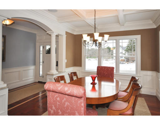 1 Ann's Way Dover, MA 02030 - Photo 7 of 26 a dining room with furniture and wooden floor
