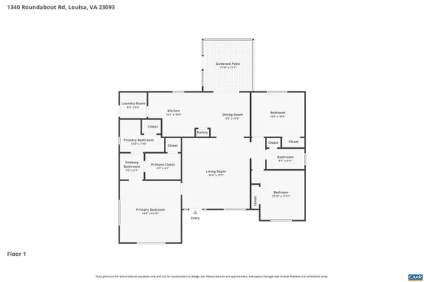 $457,000 | 1340 Roundabout Road, Louisa, VA 23093