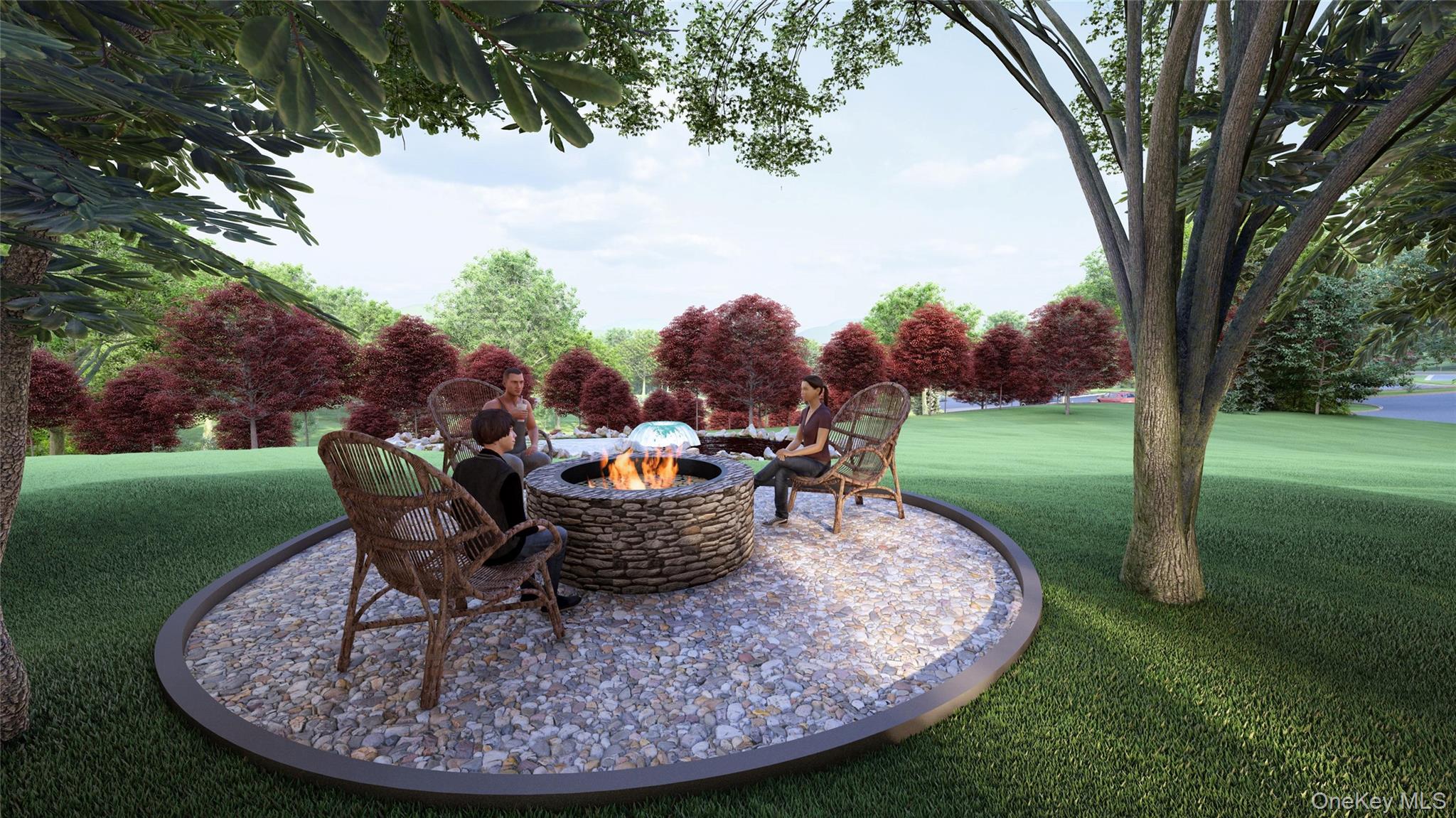 197 Wheeler Road, Unit 90 Florida, NY 10921 - Photo 31 of 38 View of patio / terrace featuring a fire pit