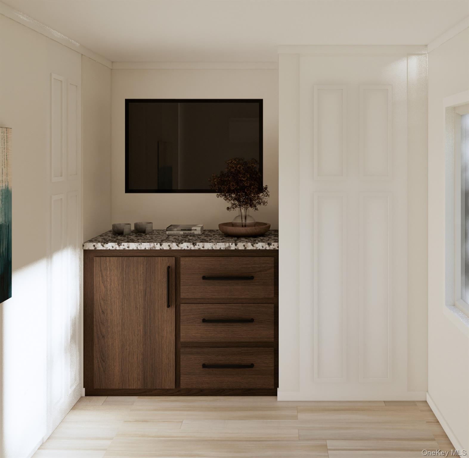 197 Wheeler Road, Unit 90 Florida, NY 10921 - Photo 10 of 37 Detailed view of wood finished floors and cabinetry in bedroom