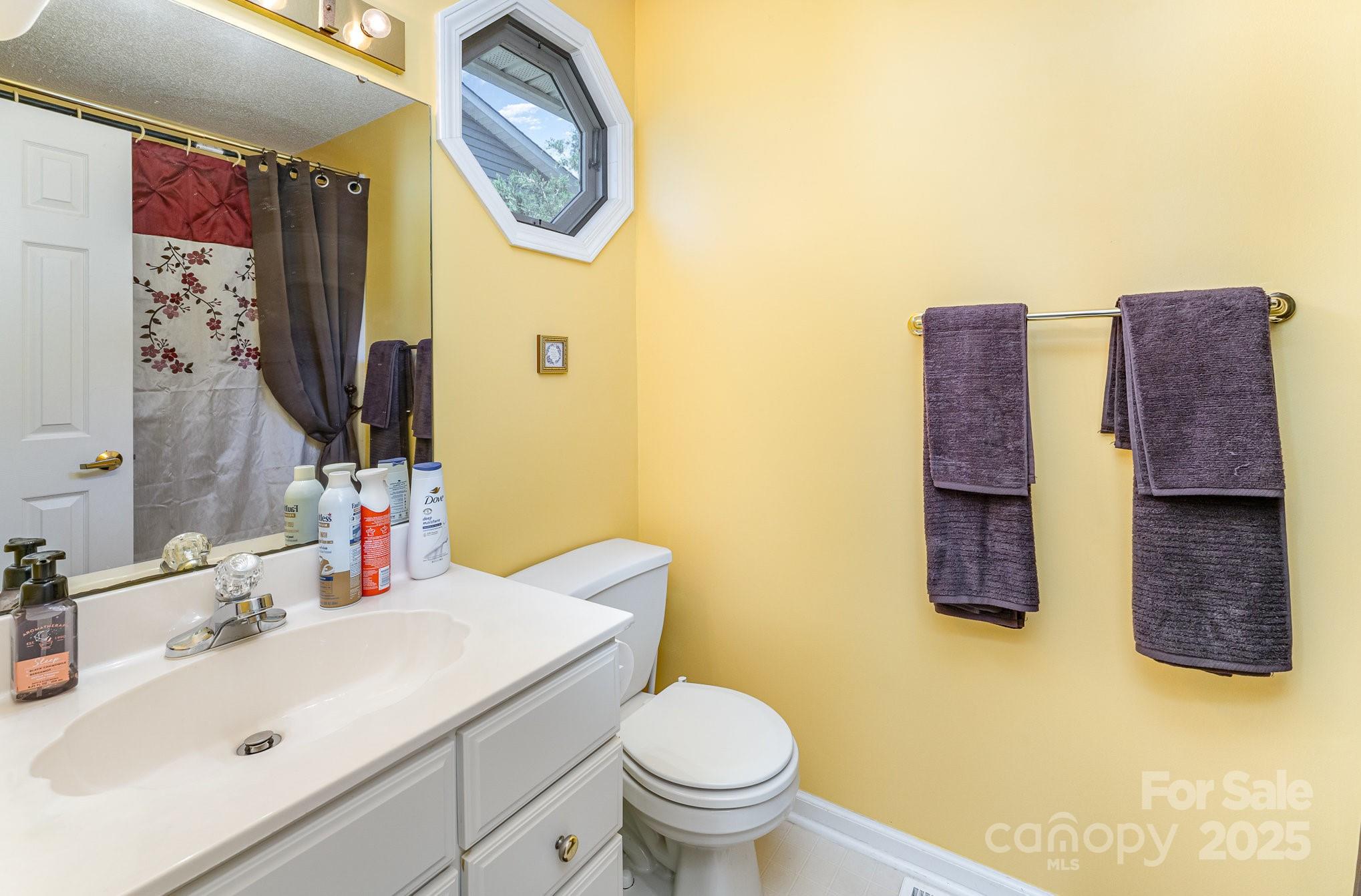 1076 Braxton Drive Concord, NC 28025 - Photo 13 of 20 a bathroom with a sink vanity mirror and toilet