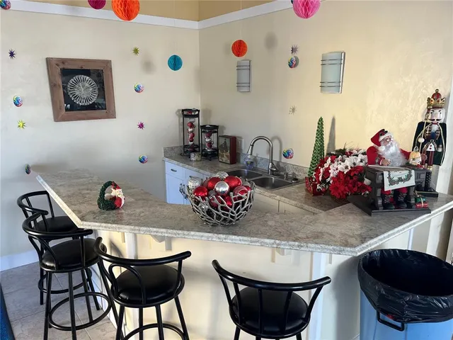 a table and a chair in a room