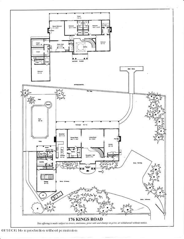 176 Kings Road Palm Beach, FL 33480 - Photo 18 of 18 18 Floor Plan