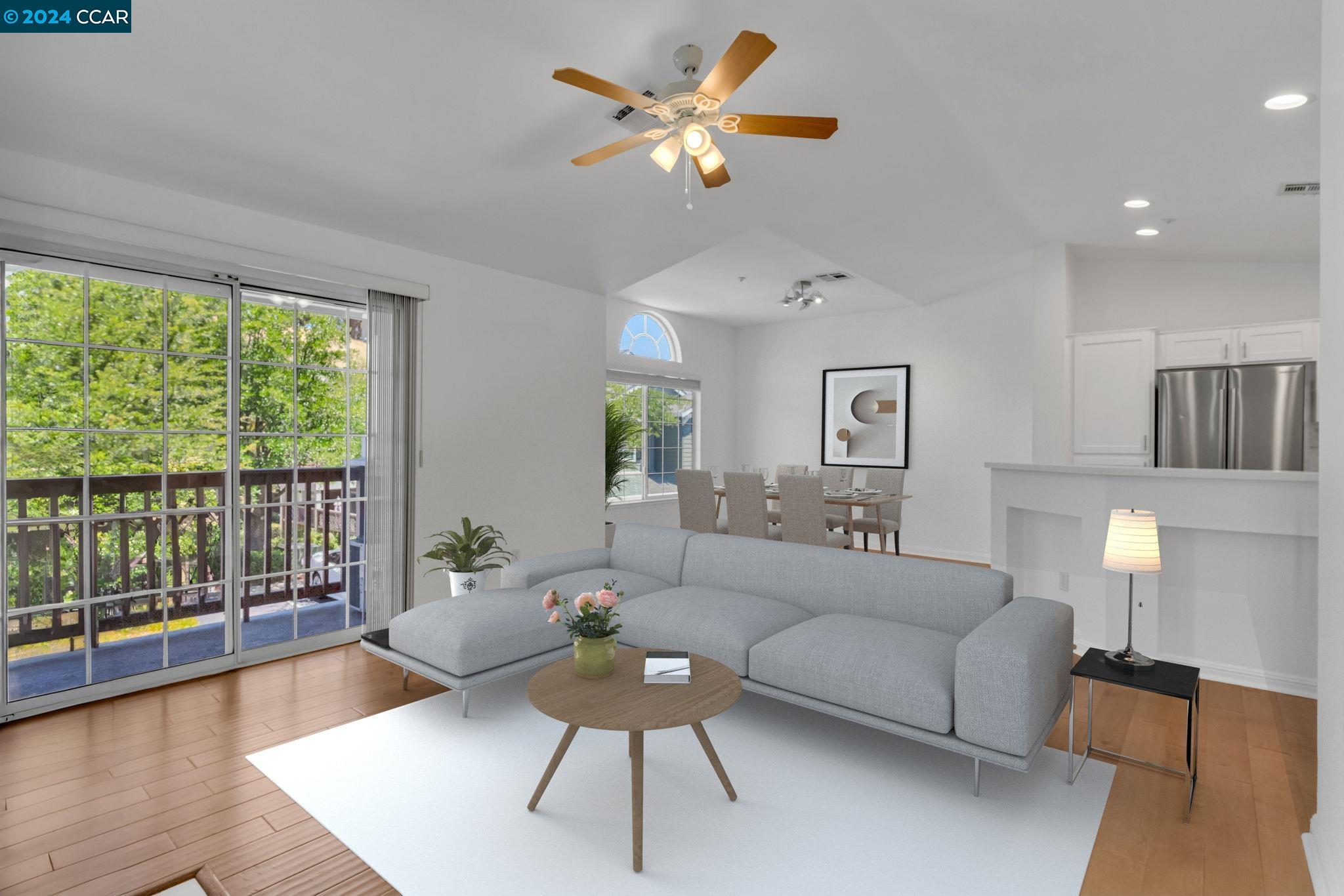 801 Destiny Lane San Ramon, CA 94583 - Photo 1 of 1 a living room with furniture and a large window