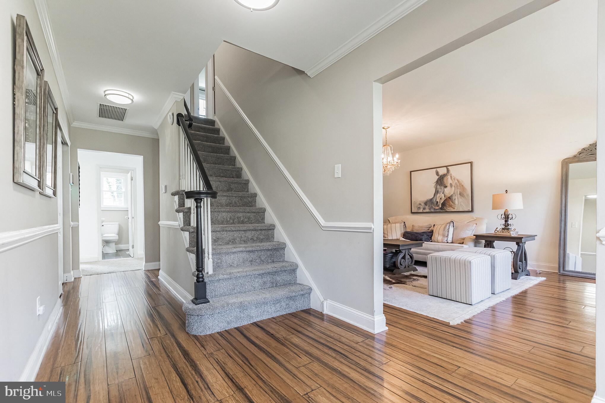 123 Chatham Road Mount Laurel, NJ 08054 - Photo 4 of 30 Gorgeous hardwoods upon entry - neutral paint!