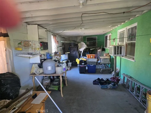 a room with furniture