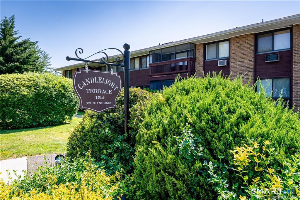 a view of a brick wall with plants