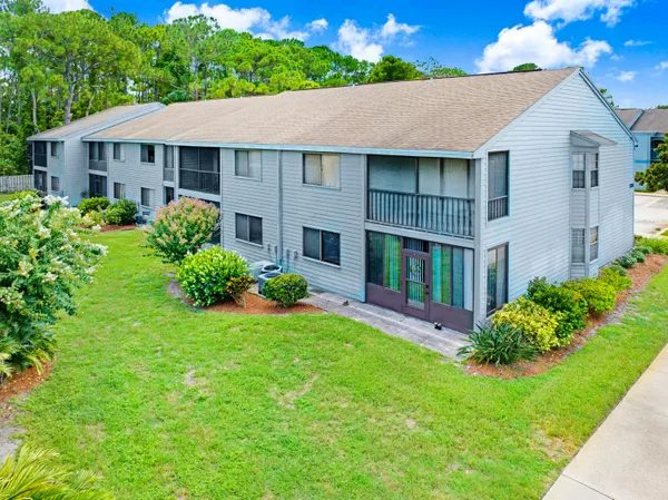 view of a city and garden