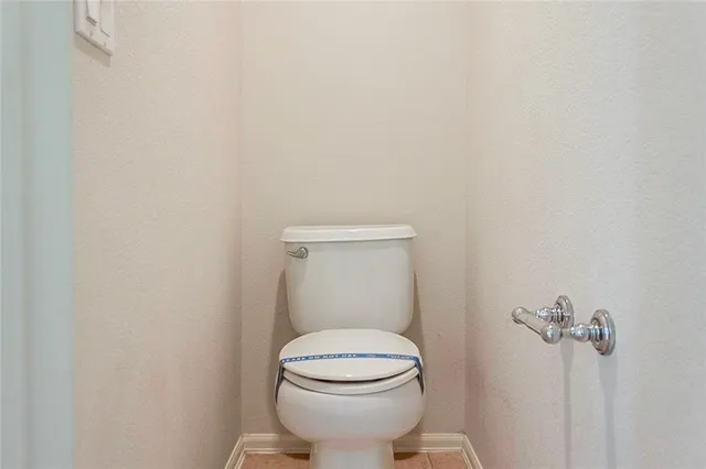 a view of a closet area