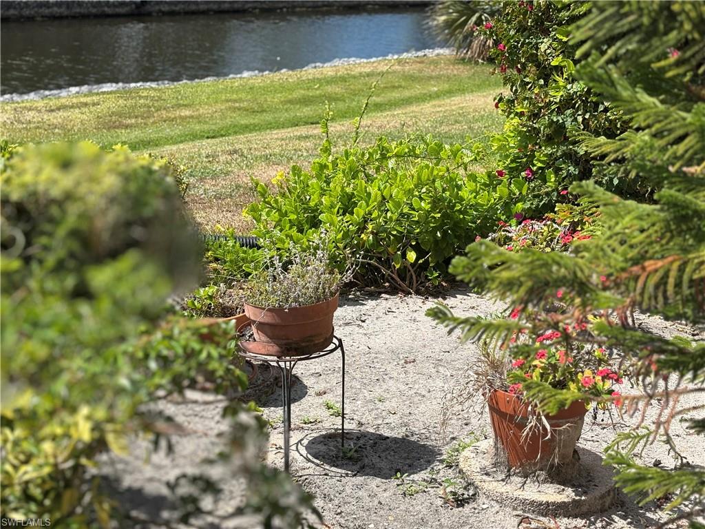 600 Valley Stream Drive, Unit D3 Naples, FL 34113 - Photo 4 of 6 a backyard of a house with lots of green space