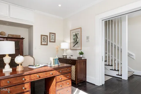 a room with furniture and window