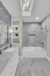 a view of livingroom with hardwood floor and a ceiling fan