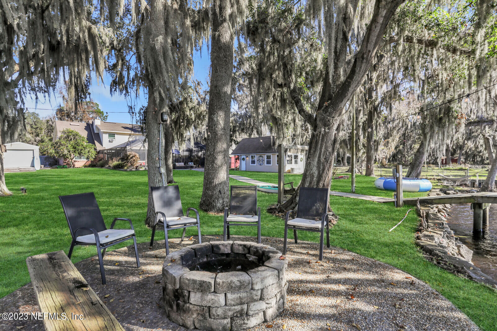 6439 Jack Wright Island Road St. Augustine, FL 32092 - Photo 62 of 85 Fire pit