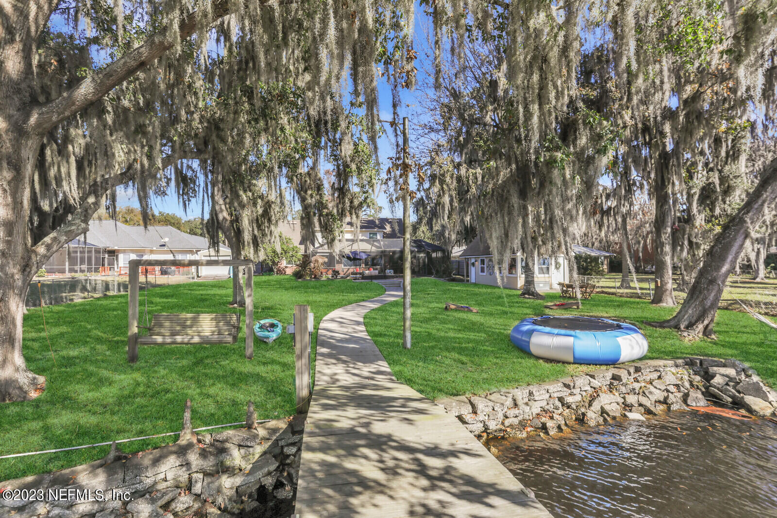 6439 Jack Wright Island Road St. Augustine, FL 32092 - Photo 66 of 85 Dock to house