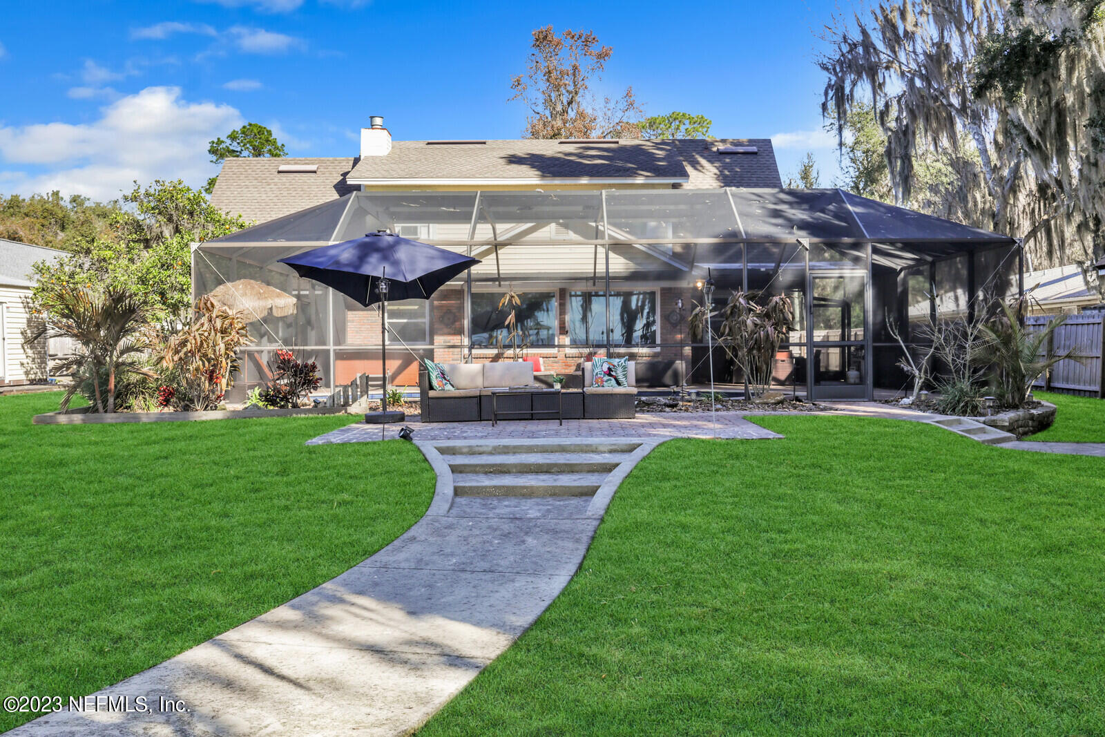 6439 Jack Wright Island Road St. Augustine, FL 32092 - Photo 68 of 85 Screened enclosure