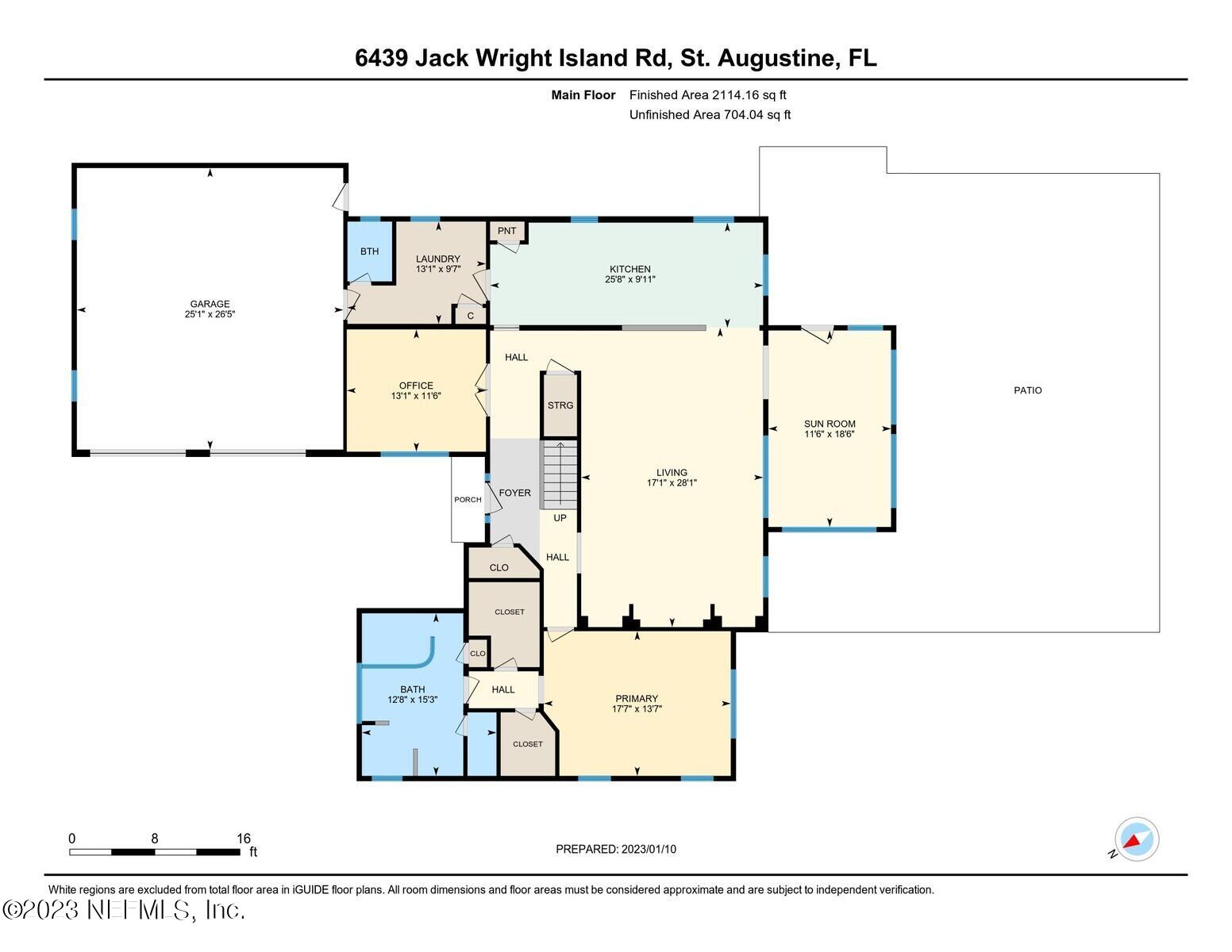 6439 Jack Wright Island Road St. Augustine, FL 32092 - Photo 83 of 85 First Floor