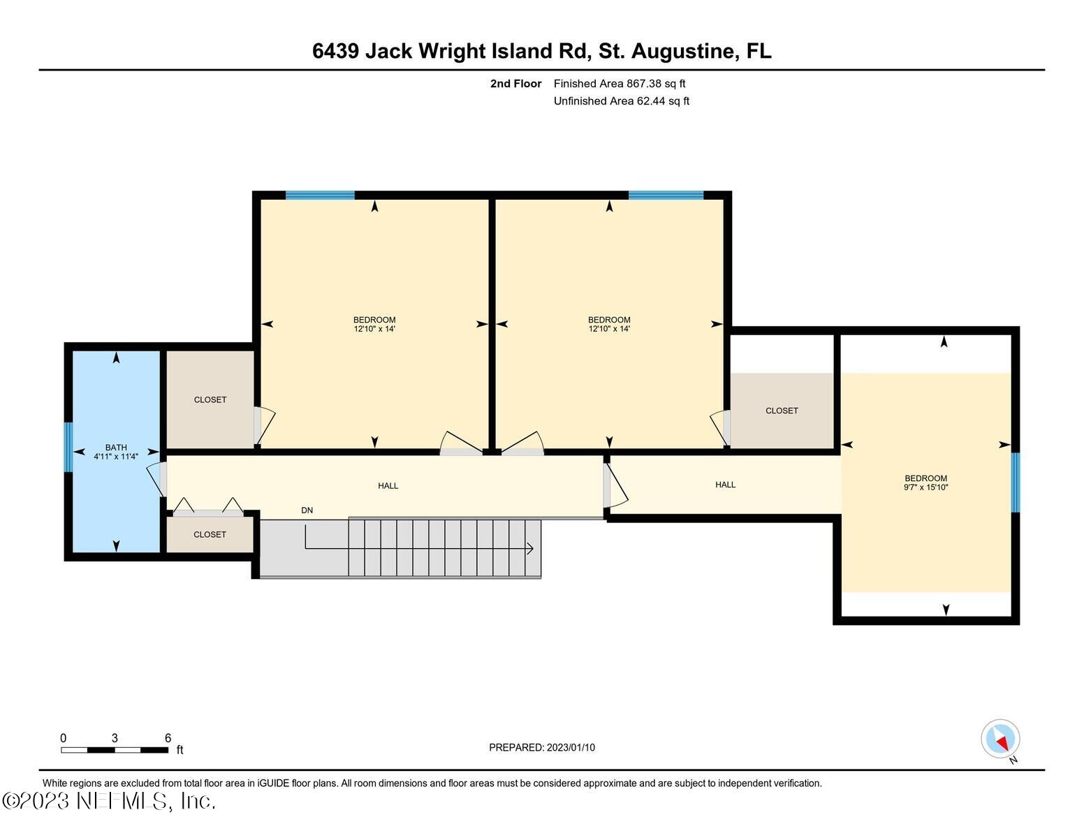6439 Jack Wright Island Road St. Augustine, FL 32092 - Photo 84 of 85 Second Floor