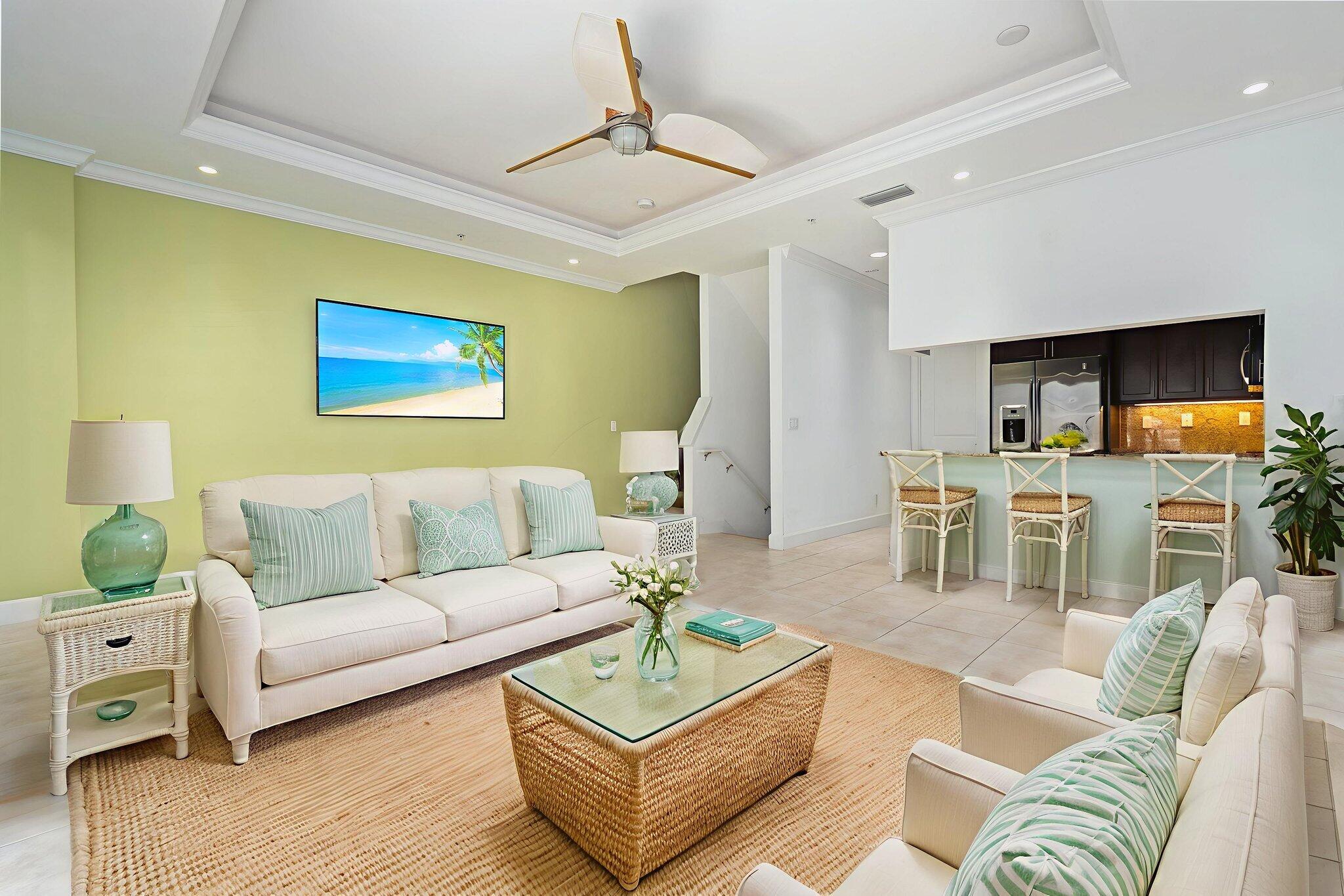 1579 Bow Line Road Fort Pierce, FL 34949 - Photo 13 of 56 a living room with furniture and a flat screen tv