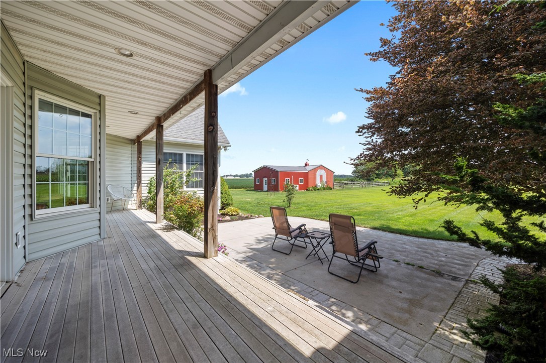5310 Billings Road Castalia, OH 44824 - Photo 39 of 50 Deck featuring a patio and an outdoor structure