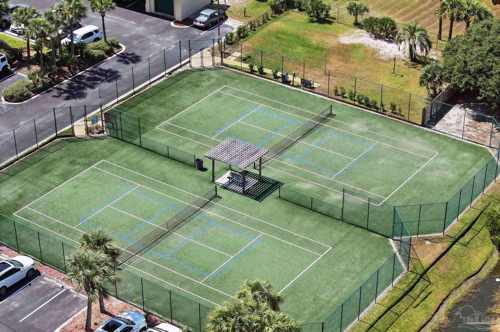 13597 Perdido Key Drive, Unit E12C Pensacola, FL 32507 - Photo 18 of 43 a view of a tennis court
