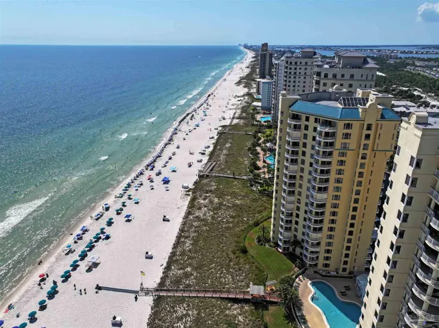 a front view of a building