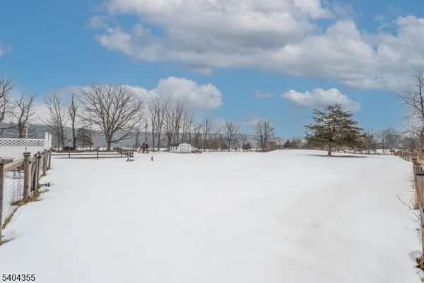 a view of snow covered with snow