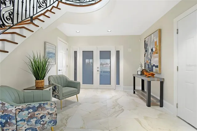 a view of a house with a patio