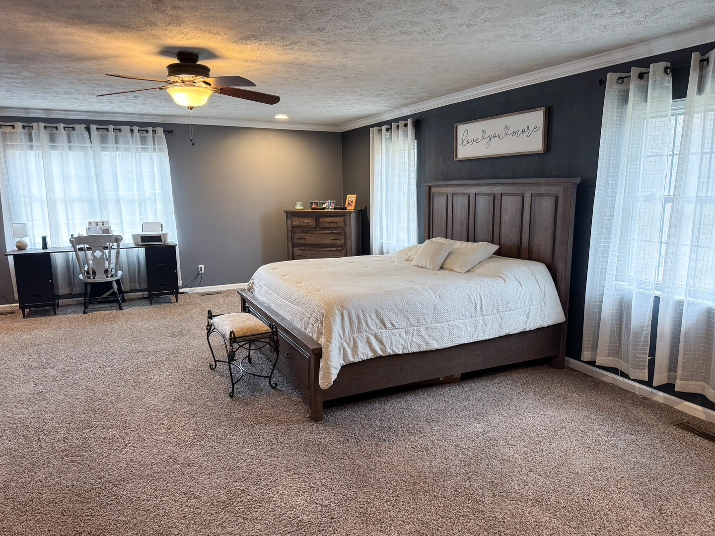 385 Toledo Cemetery Road Cobden, IL 62920 - Photo 26 of 38 a bedroom with a bed and dresser