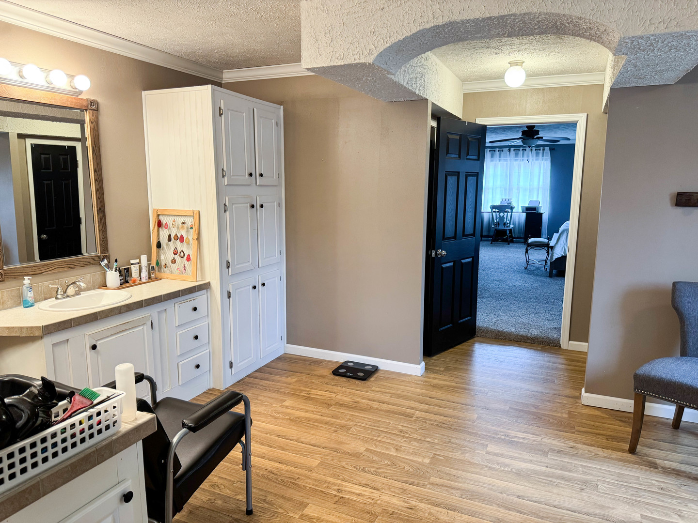 385 Toledo Cemetery Road Cobden, IL 62920 - Photo 28 of 38 a bedroom with furniture and a mirror