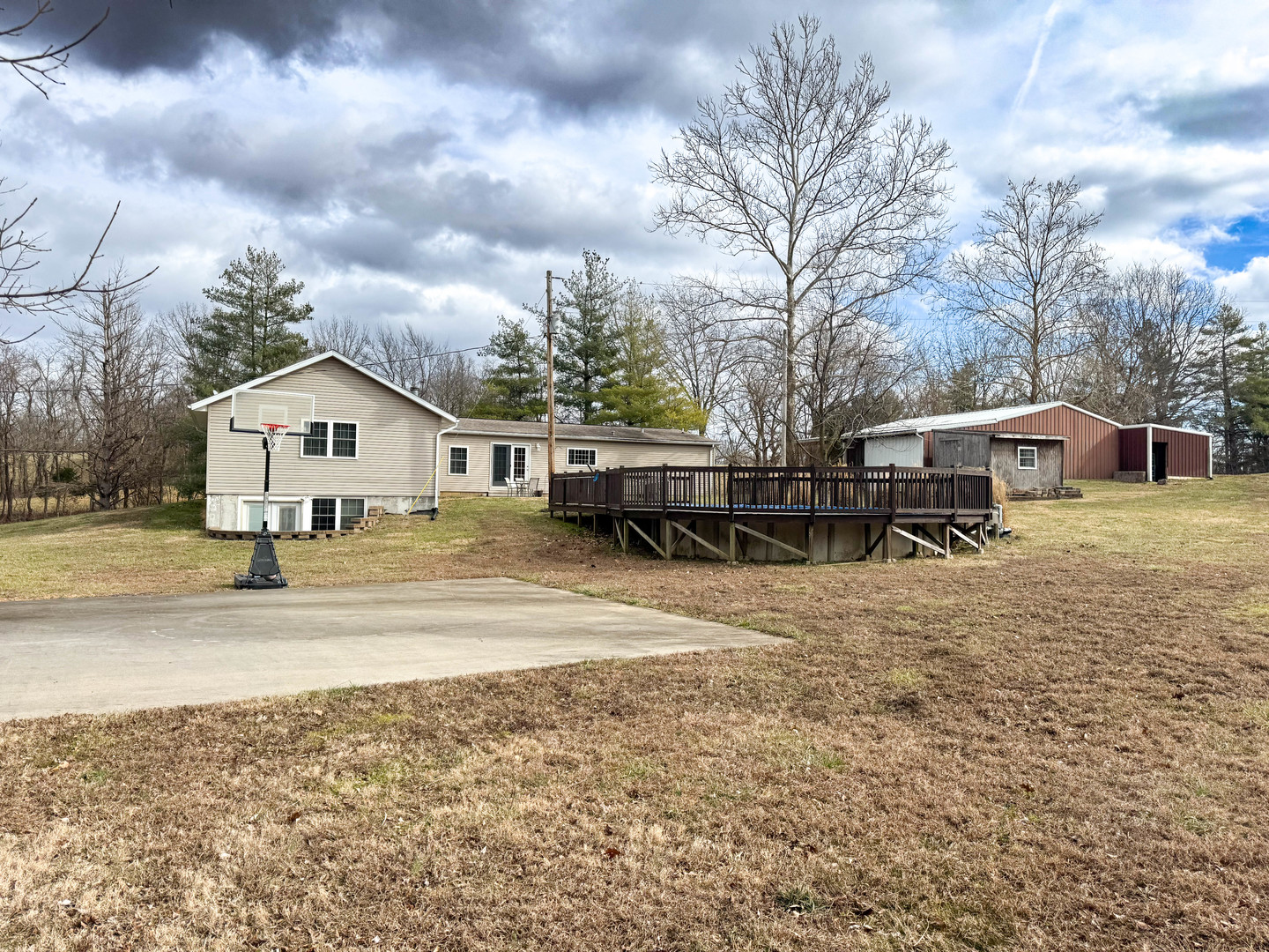 385 Toledo Cemetery Road Cobden, IL 62920 - Photo 6 of 38 a view of a house with backyard