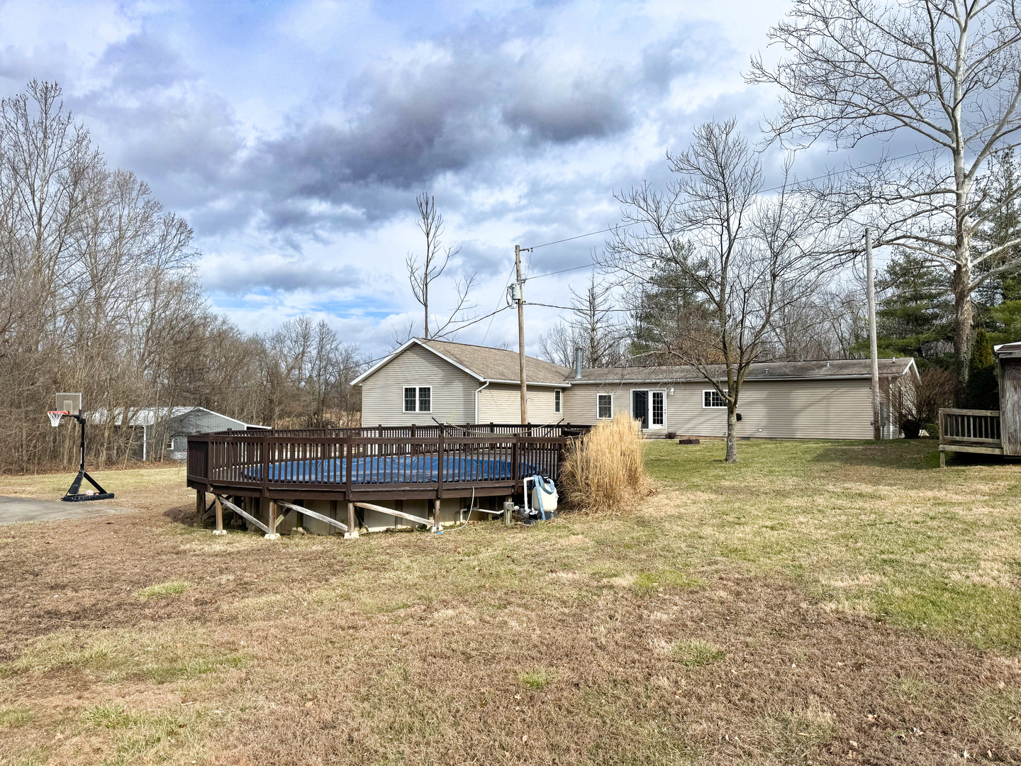 385 Toledo Cemetery Road Cobden, IL 62920 - Photo 8 of 38 a view of a house with a yard and sitting area