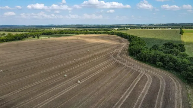a view of a lake with a city view