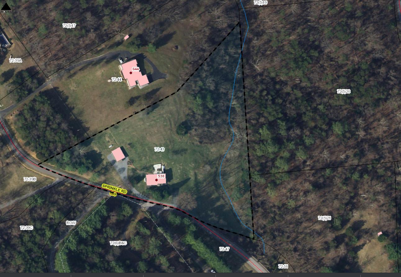 538 Sprinkle Road Fincastle, VA 24090 - Photo 85 of 87 538 Sprinkle Aerial GIS