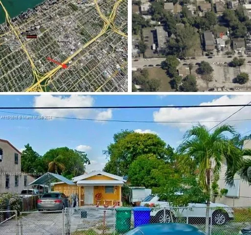 a view of an outdoor space with seating area