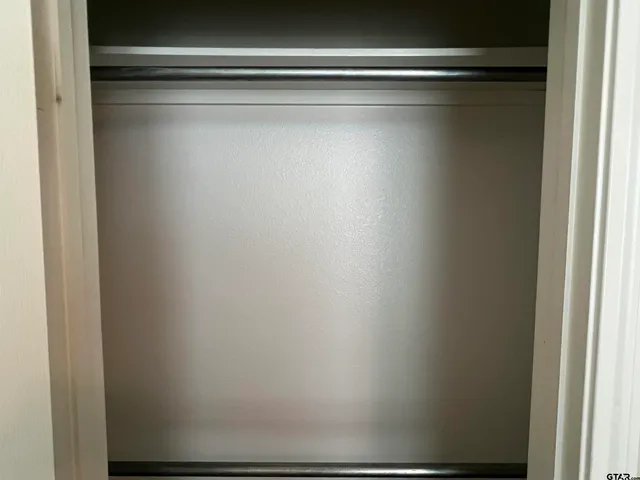 a close view of closet