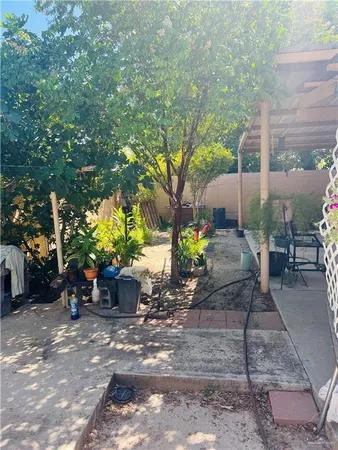 a view of a blue house with front door
