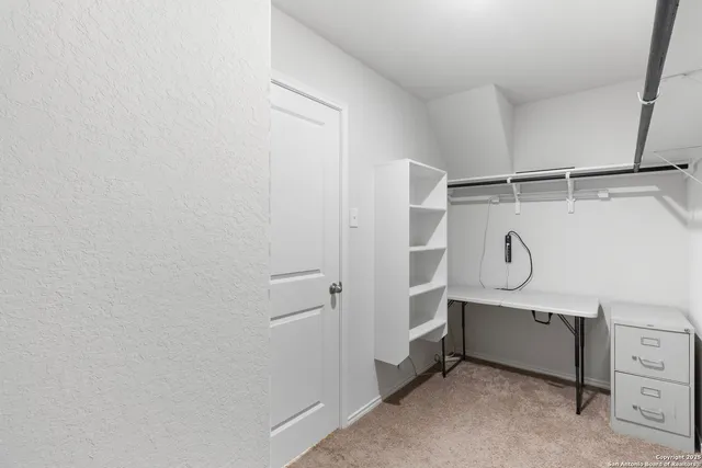 a view of a walk in closet