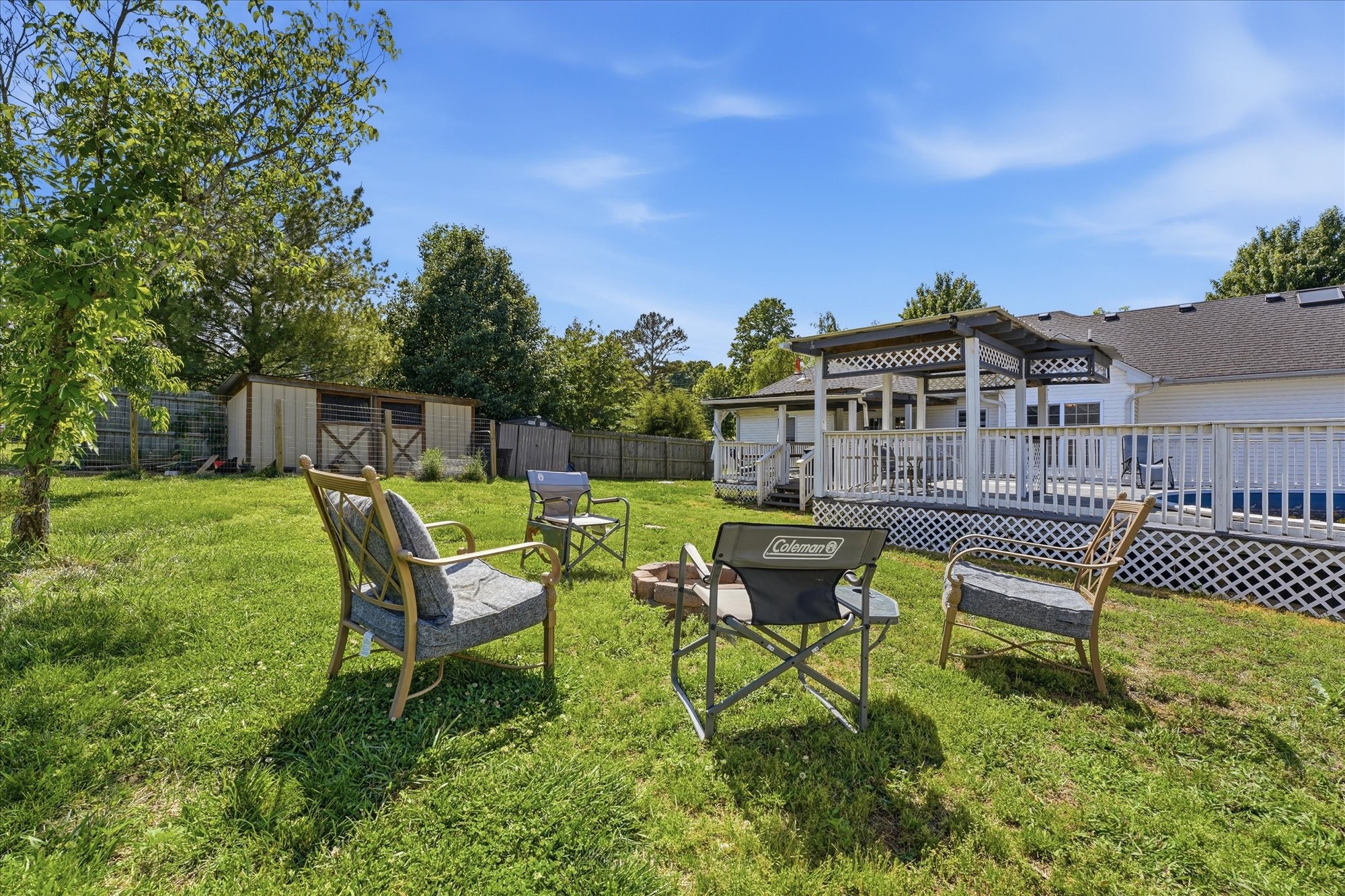 1510 Rapids Road Portland, TN 37148 - Photo 40 of 57 a view of a chair and table in backyard