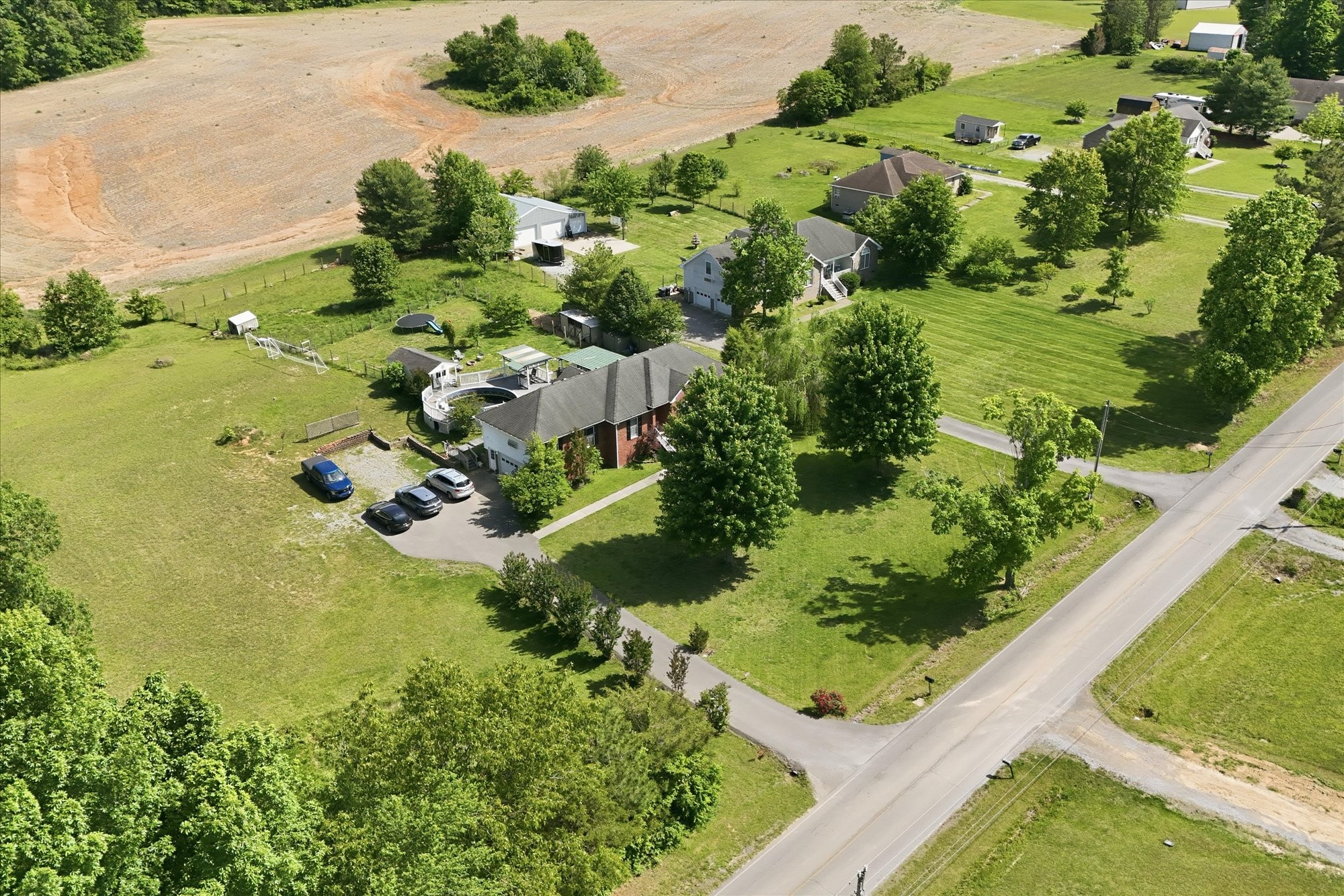 1510 Rapids Road Portland, TN 37148 - Photo 46 of 57 an aerial view of residential house with outdoor space