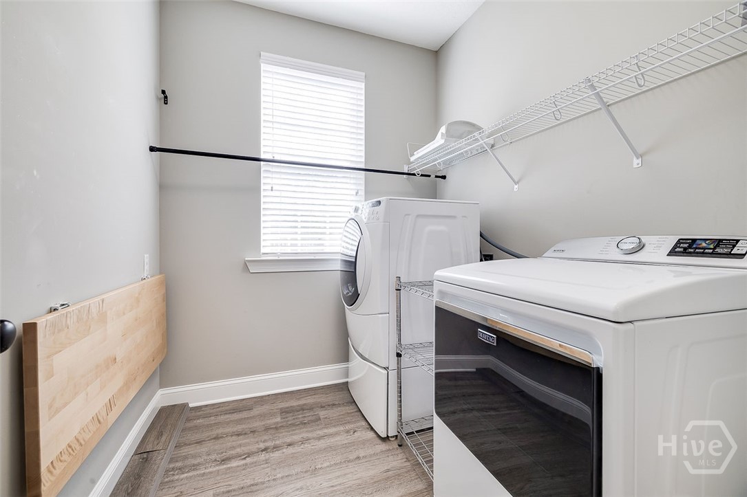 103 Mingledorff Way Springfield, GA 31329 - Photo 17 of 48 laundry room with easy access folding table