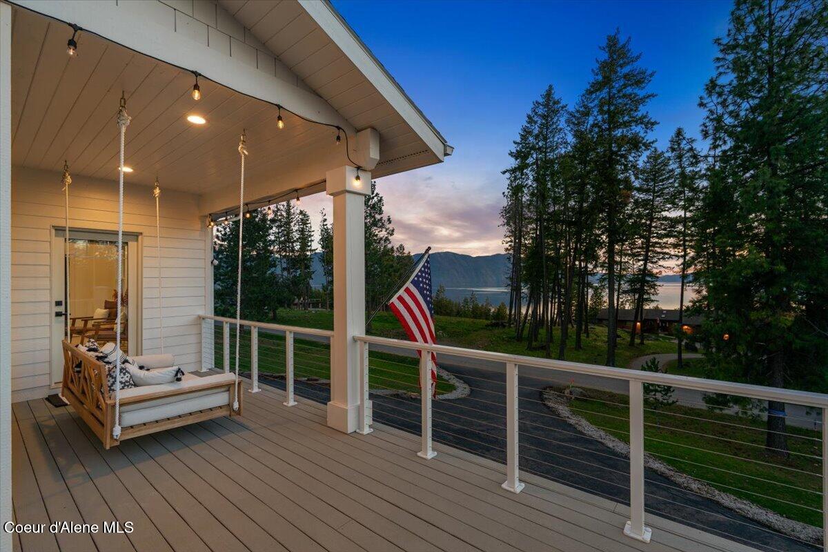 357 East David Thompson Road Hope, ID 83836 - Photo 34 of 47 109-Twilight Deck