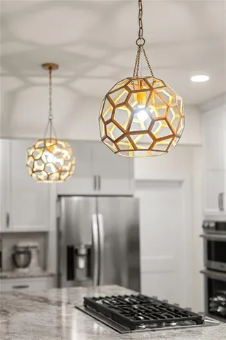 a close view of stove