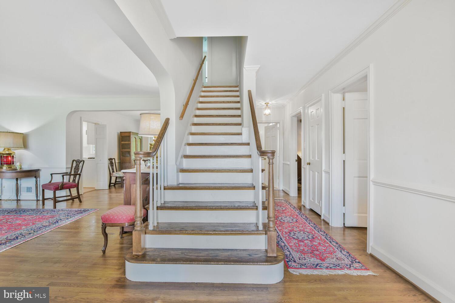 3901 Ridge Road Annandale, VA 22003 - Photo 4 of 21 a view of entryway and hall with wooden floor