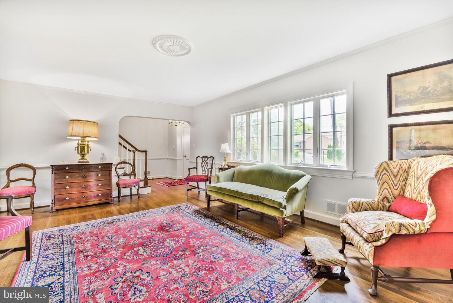 3901 Ridge Road Annandale, VA 22003 - Photo 6 of 21 a bedroom with furniture and a flat screen tv