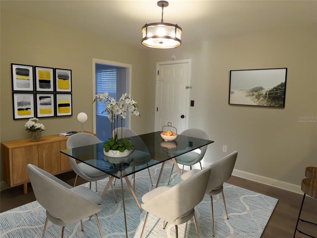 1798 Faulds Road North Clearwater, FL 33756 - Photo 6 of 34 a dining room with furniture and window
