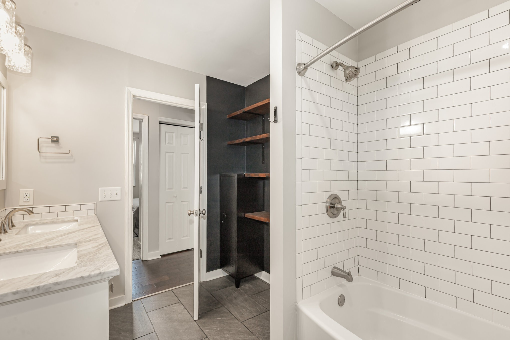 118 Brevet Drive Franklin, TN 37064 - Photo 13 of 18 a bathroom with a sink a toilet and shower